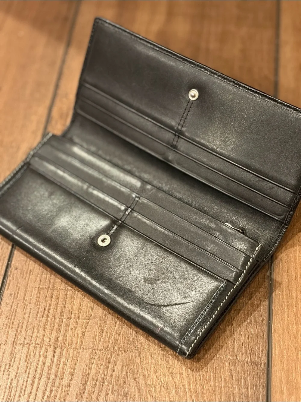 Coach sleek black